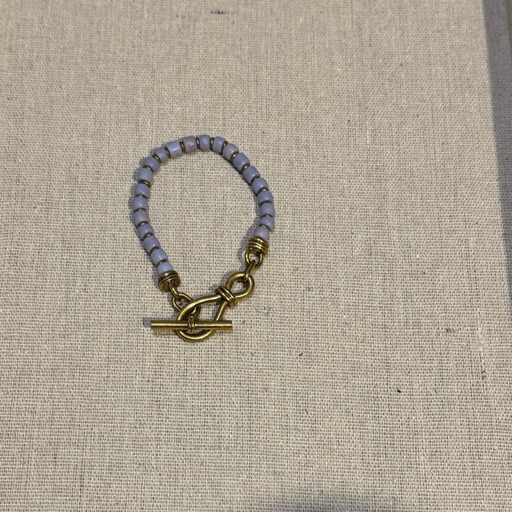 Noonday Collection Gold and Gray Bracelet